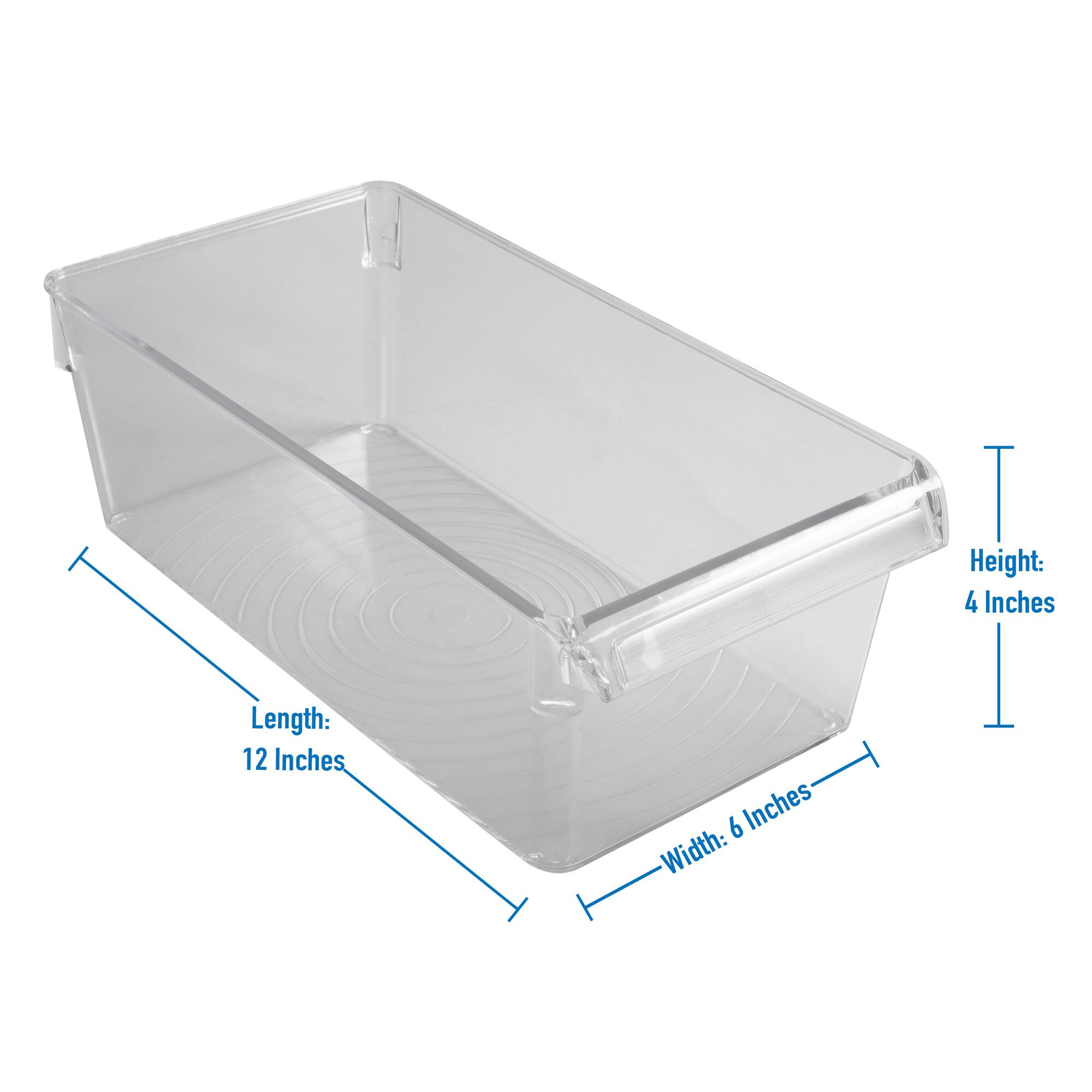 Kitchen Details Medium Refrigerator Storage Bins, 2ct.